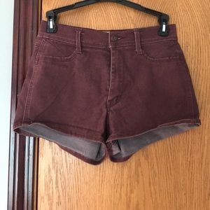 Hollister high rise shorts